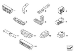 34326758871 - Brakes: Bracket, Brake Line 8-Fold for BMW Image