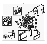 LR082154 - : AC &amp; Heater Assembly for Land-Rover Image