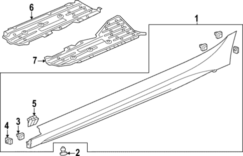 Exterior Trim - Pillars for 2022 Honda Civic #0