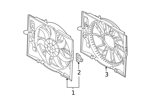 Cooling Fan for 2008 BMW 535xi #0