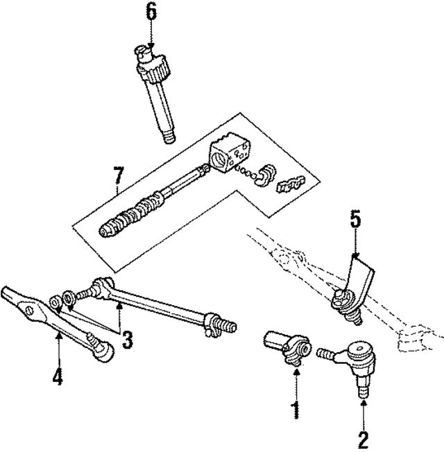 D2TZ3281A - Steering: Adjust Tube for Ford: E-150 Econoline, E-150 Econoline Club Wagon, E-250 Econoline, E-250 Econoline Club Wagon, E-350 Econoline, E-350 Econoline Club Wagon Image