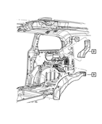 4677537AC - Air Conditioners and Heaters: Heat Distribution Duct for Mopar Image image