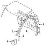 1989-1992 Toyota Pickup - Cab Corner
