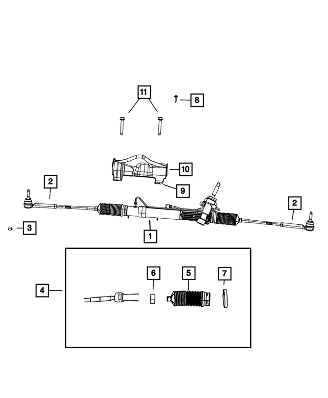 RL006523AD - : Rack And Pinion Gear for Mopar Image