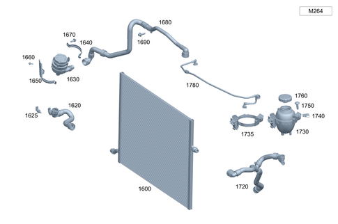 Air Pump, Water Pump and Detachable Parts for 2020 Mercedes-Benz E350 #0
