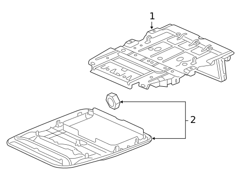 Center Console for 2008 Honda Pilot #0