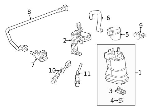 Emission Components for 2014 Chevrolet Corvette #0