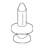 10134407 - Body: Bumper Cover Retainer Clip for GM Image