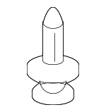 10134407 - Body: Bumper Cover Retainer for GM Image