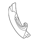 1K1612163 - Body: Heat Shield for Volkswagen: Eos, Golf, Golf R, GTI, R32, Rabbit Image