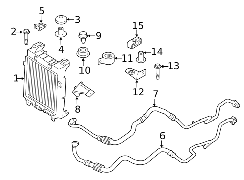 Oil Cooler for 2018 BMW X5 #0