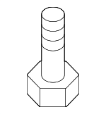 81208201F - Body: Wire Connector Mount Bolt for INFINITI: M45 Image
