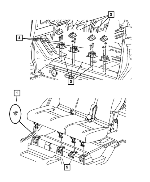 Adjusters, Covers, Shields, and Risers for 2005 Chrysler PT Cruiser #2