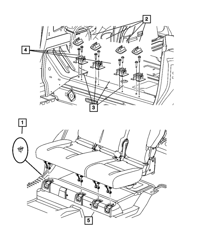 XZ86XDVAA - Interior Trim: Seat Pivot Bezel for Mopar Image