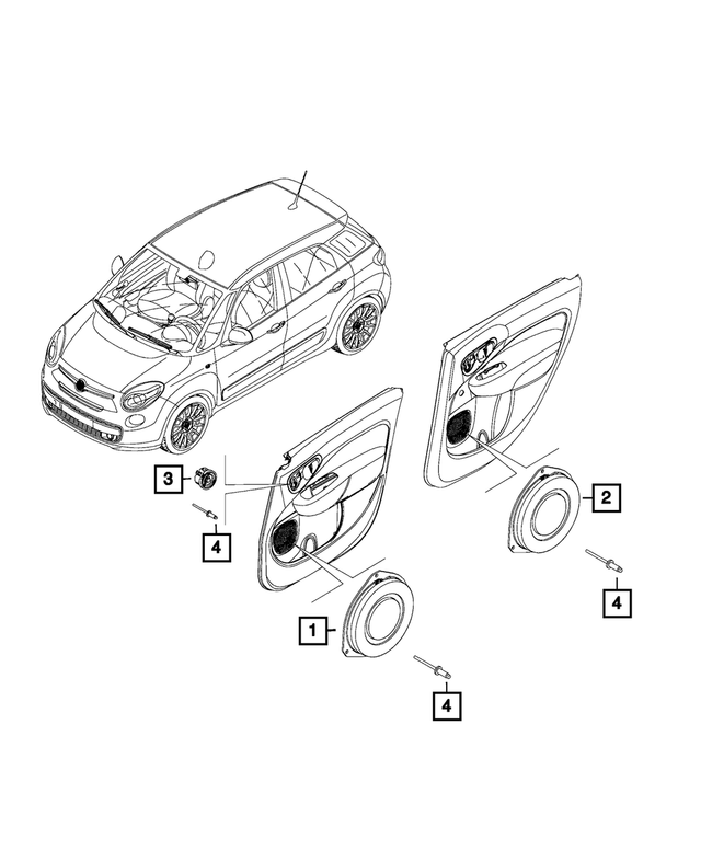 6509715AA - Electrical: Pop Rivet for Mopar Image image