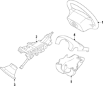 LR025779 - Steering: Steering Wheel for Land-Rover Image