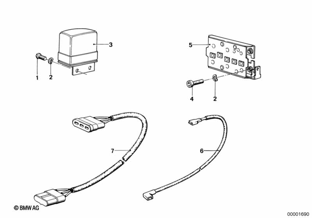 7119932098 - Engine Electrical System: Wave Washer - B5 for BMW-Motorrad Image