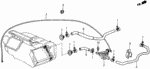 79721SE0000 - Electrical/Exhaust/Heater/Fuel: HOSE, WATER VALVE for Honda Image