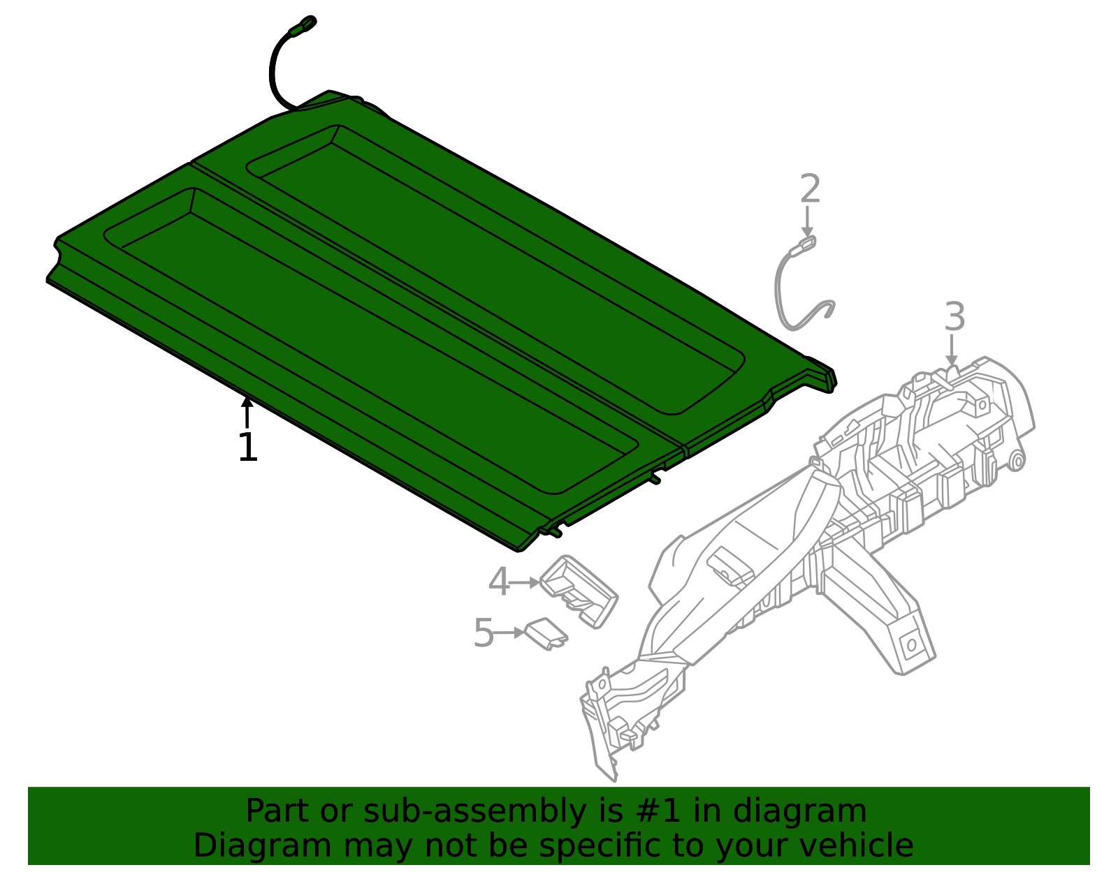 2023-2026 BMW X1 Luggage Cover 51-47-9-462-027 | OEM Parts Online