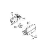 68422925AB - Body Sheet Metal Except Doors: Fuel Filler Housing for Chrysler: 300 Image