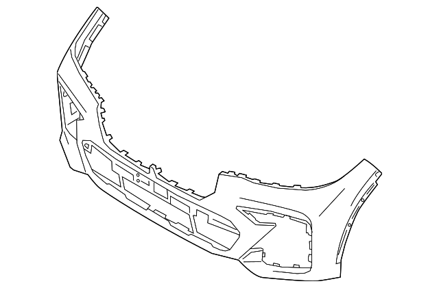 51118745425 - 2019-2022 BMW X7 Bumper Cover (51-11-8-745-425