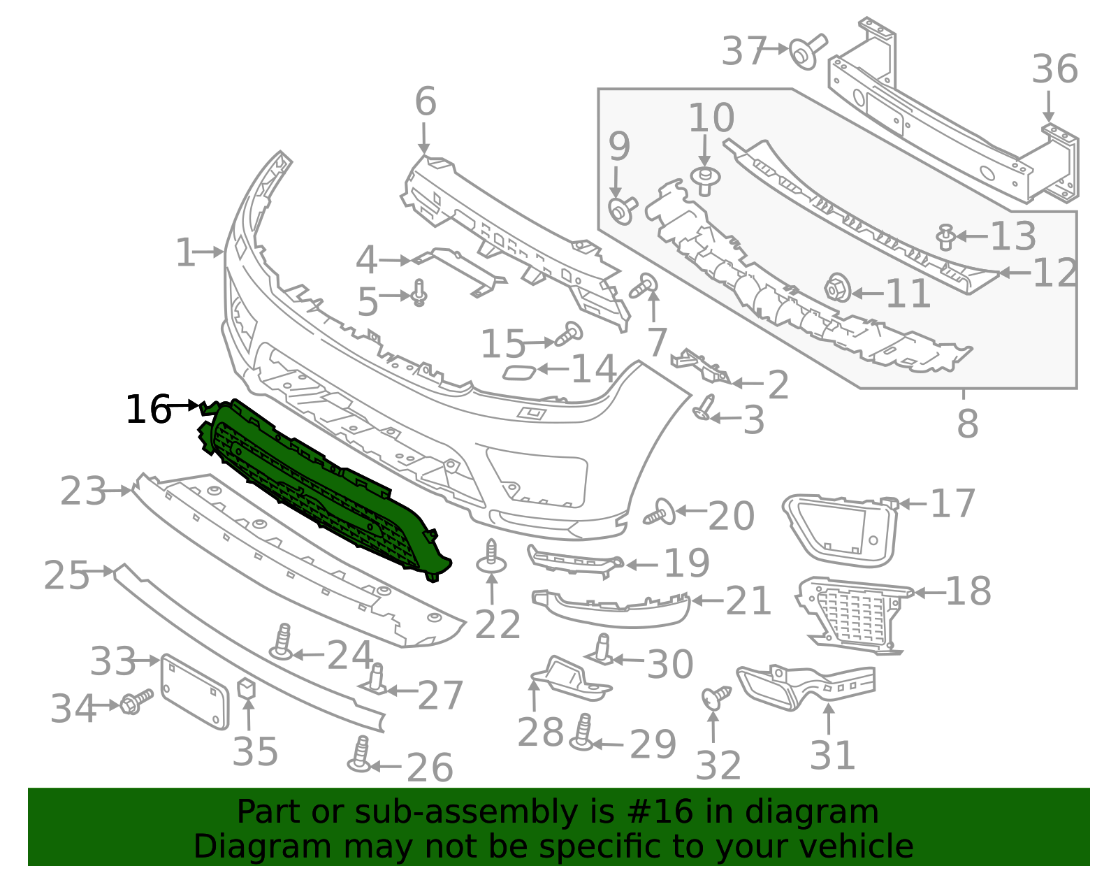 Bumpers & Reinforcements for 2021 Land Rover Range Rover