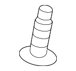 LR012844 - Body: Valance Panel Clip for Land-Rover Image