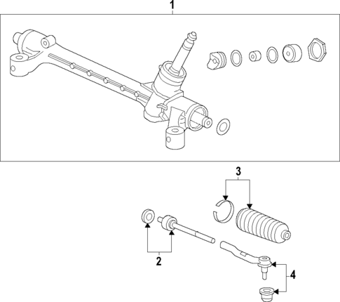 Steering Gear & Linkage for 2021 Honda Passport #1