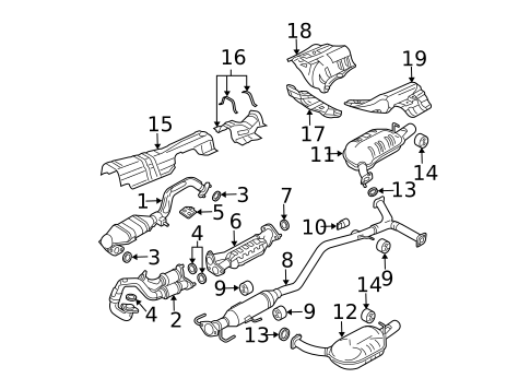 Mufflers for 2004 Mazda 6 #0
