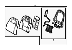 88400S9030ONC - Body: Seat Back Assembly for Kia: Telluride Image