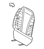 88490S9010WK - Body: Seat Back Panel for Kia: Telluride Image