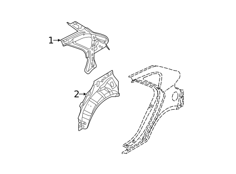 Inner Structure for 2013 Kia Forte #1