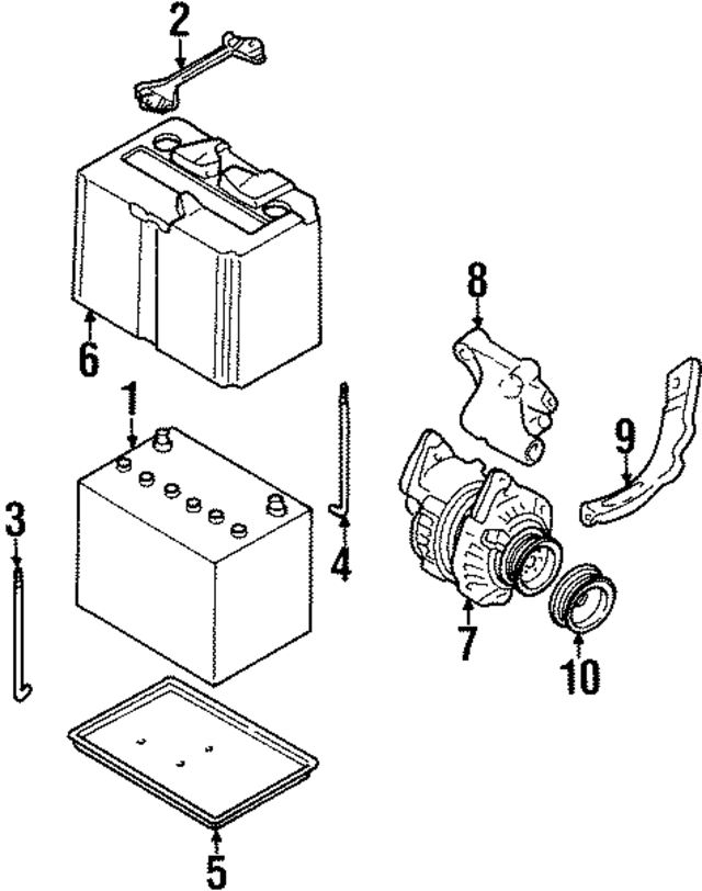 999M1NB24F - Electrical: Battery for Infiniti Image