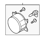 NE0151680A - : Fog Lamp Assembly - Driver's Side (LH) for Mazda: Miata, MPV Image