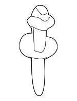 90001PNA003 - : Air Filter Housing Bolt for Honda: Civic, CR-V Image