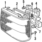 9133769 - Electrical: Lens for Volvo: 850 Image