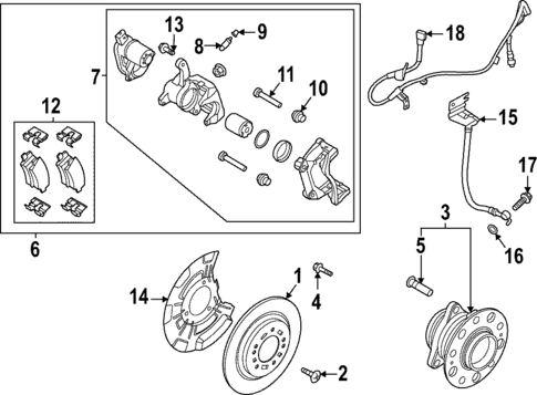 Brake Components for 2024 Kia Sorento #0