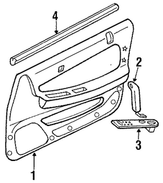 8096085E00 - : Finish Panel for Nissan: Maxima Image