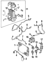 8850114230 - HVAC: Evaporator Core for Toyota: 4Runner, Supra Image