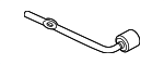 91314D000 - Body: Lug Wrench for Genesis: GV70, GV80 | Hyundai: Palisade, Santa Fe, Santa Fe Sport, Santa Fe XL, Tucson Image