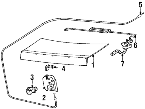Trunk for 1985 Honda Civic #0