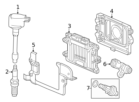 Ignition Coil for 2026 Acura MDX #0