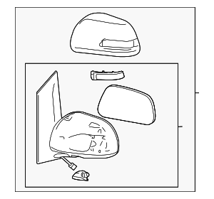 8794008160E0 - : Mirror Assembly for Toyota Image