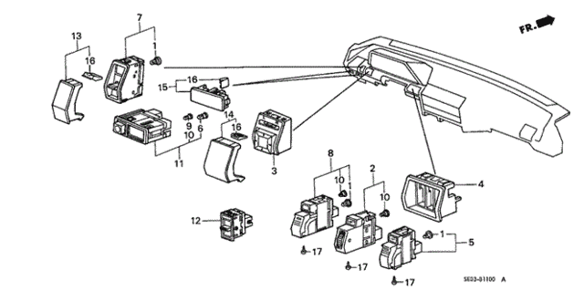 Switch for 1987 Honda Accord #0