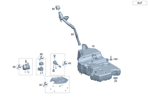 AdBlueÄ‚Â‚Ä¹Ë Container and Lines for 2026 Mercedes-Benz GLC43 AMG #0