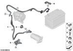 12427953075 - Engine Electrical System: Wire, Start Mot-Alternator-Battery for BMW Image