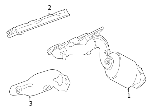 Exhaust Manifold for 2008 Lexus LS600h #0