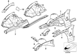 41118166984 - Bodywork: Wheelhousing, Front Right for BMW Image