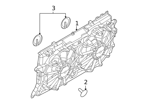 Cooling Fan, Clutch & Motor for 2013 Ford Expedition #0