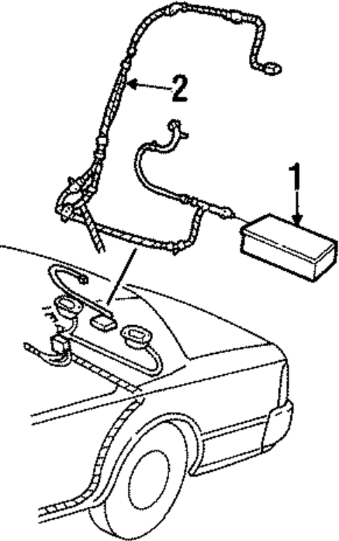 Antenna & Radio for 2001 Lincoln Town Car #0